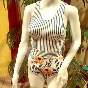 Cupshe floral print bathing suit